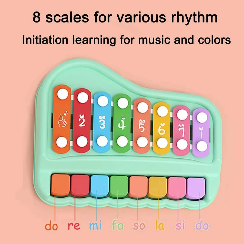 2 in 1 Piano Xylophone Musical Educational Toy For Kids