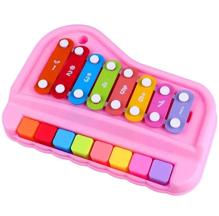 2 in 1 Piano Xylophone Musical Educational Toy For Kids