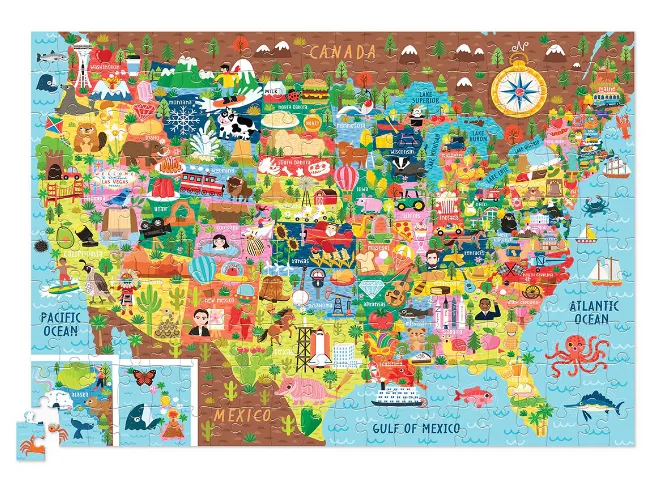 200 Piece USA Puzzle