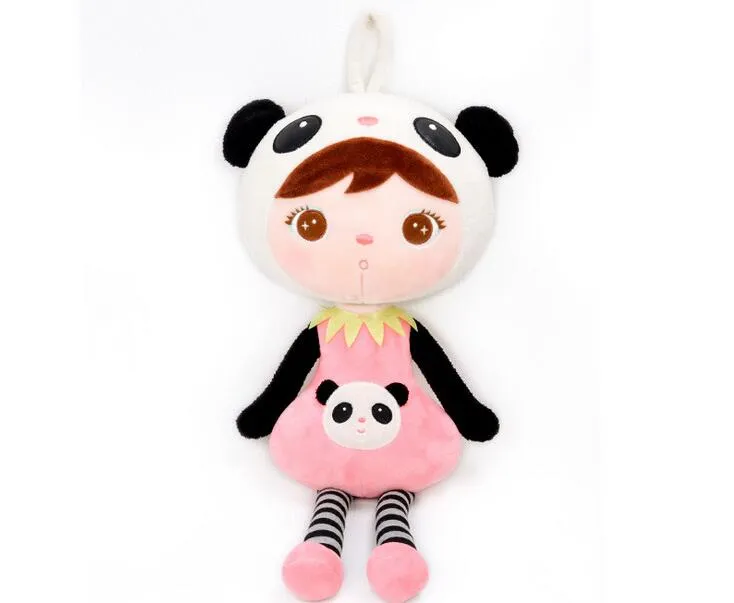 49cm  kawaii Stuffed Plush Animals Cartoon Kids Toys for Girls Children Birthday Christmas Gift Keppel Panda Baby Metoo Doll