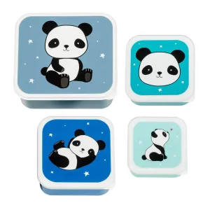 A Little Lovely Company Lunch & Snack Box Set Panda