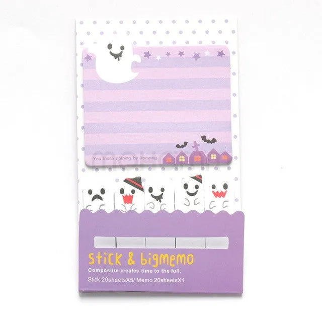 Animal Cat Panda Cute Kawaii Sticky Notes Post It Memo Pad School Supplies Planner Stickers Paper Bookmarks Korean Stationery