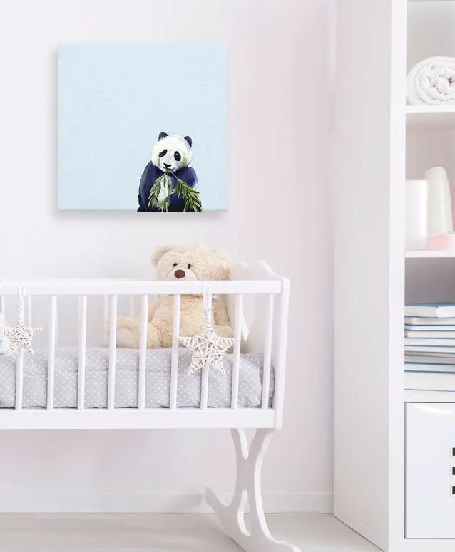 Baby Panda Cub Canvas Wall Art