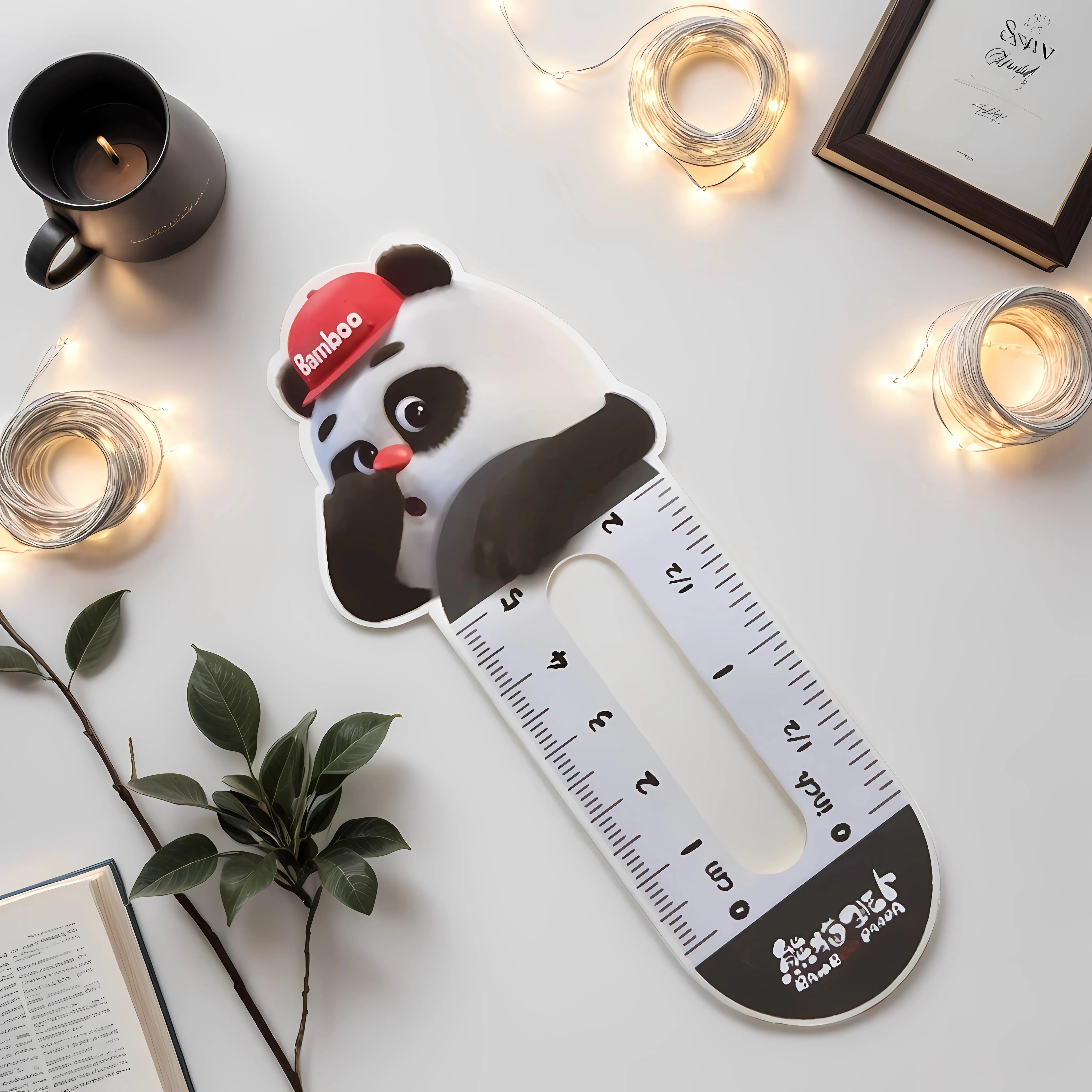 Bamboo Panda & Dundun Bear Bookmarks | Ruler Reading Bookmarks