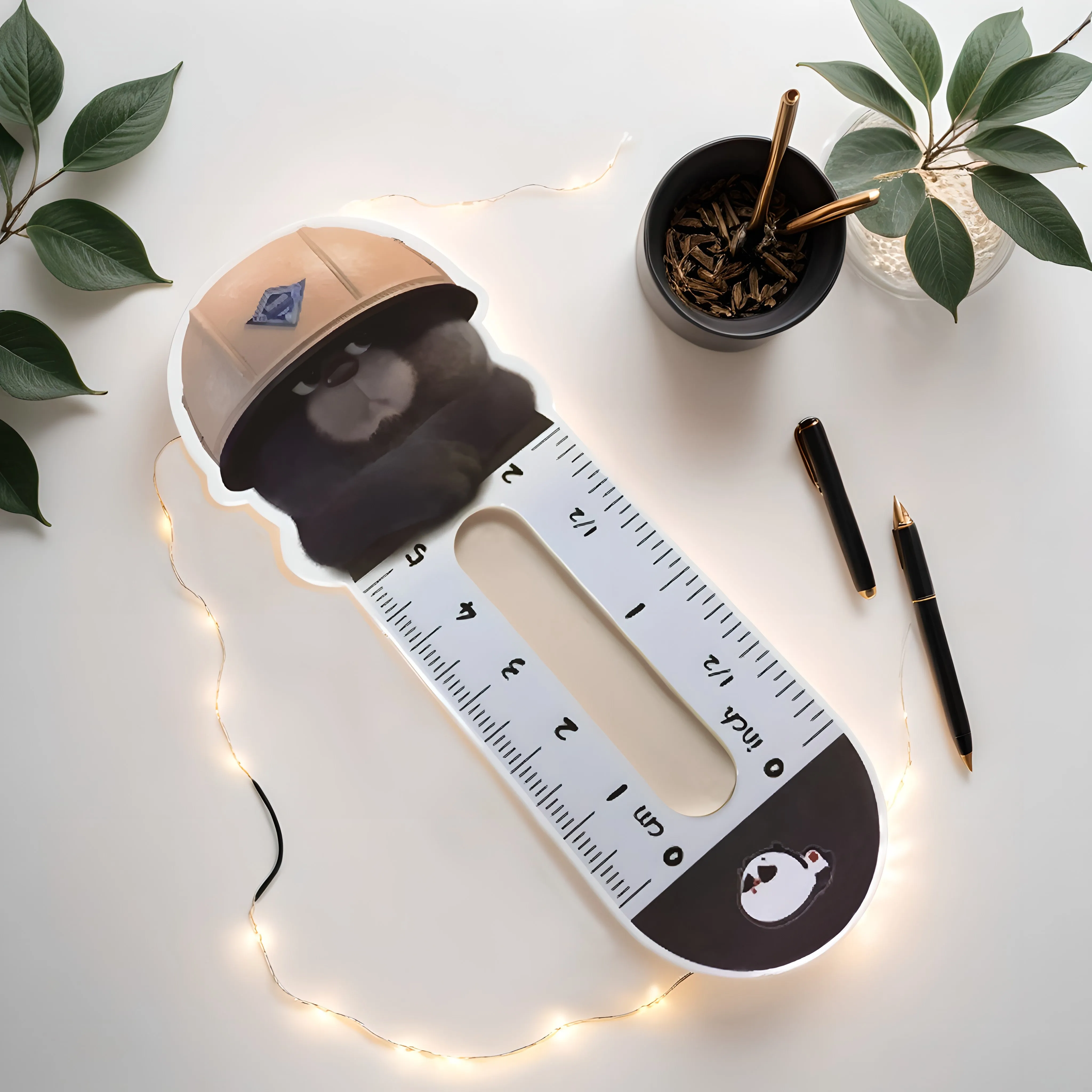 Bamboo Panda & Dundun Bear Bookmarks | Ruler Reading Bookmarks