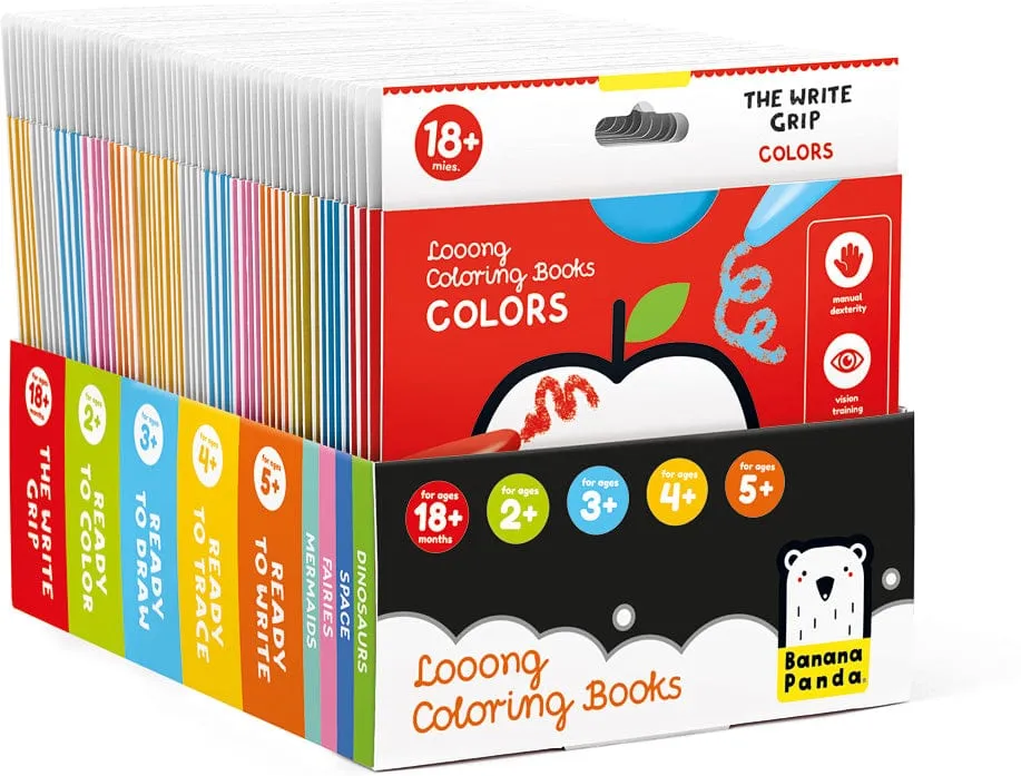 Banana Panda Looong Coloring Books