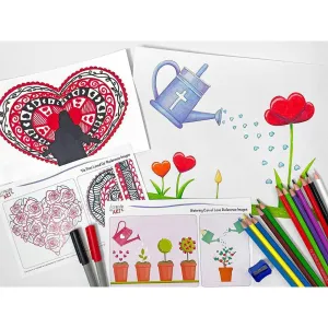 Christian Art Box C (Watering Can and Heart Design)