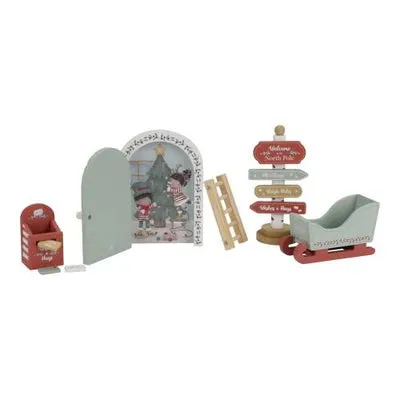 Christmas Door with Accessories Playset