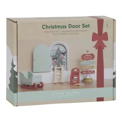 Christmas Door with Accessories Playset