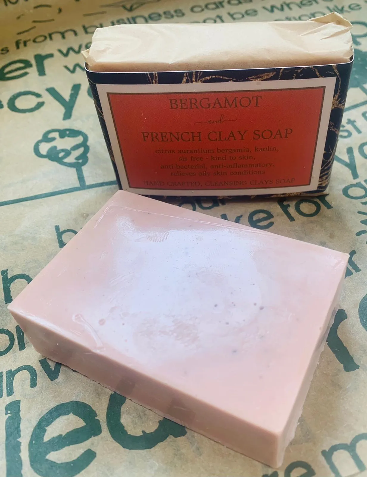 Cleansing Clays Bergamot and French Clay Soap