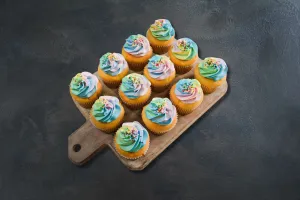 Colorful Cupcakes Box