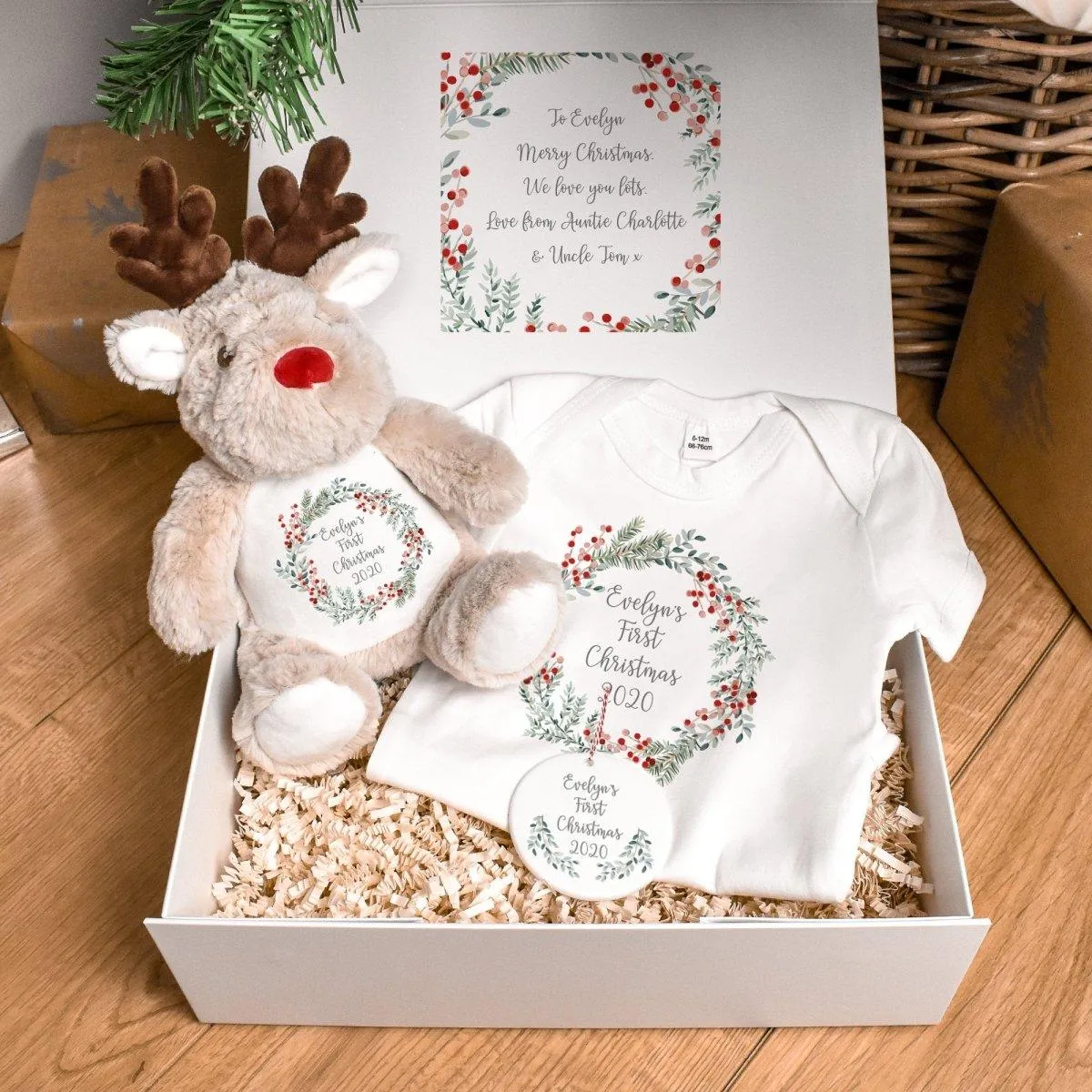 First Christmas Baby Gift Box Personalised