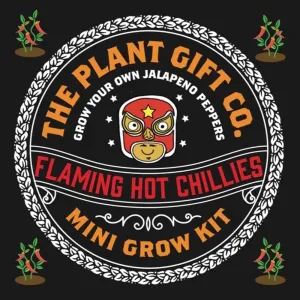 Flaming Hot Chillies Mini Grow Kit by The Plant Gift Co.