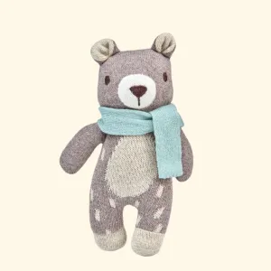 Fred The Bear Baby Knitted Toy