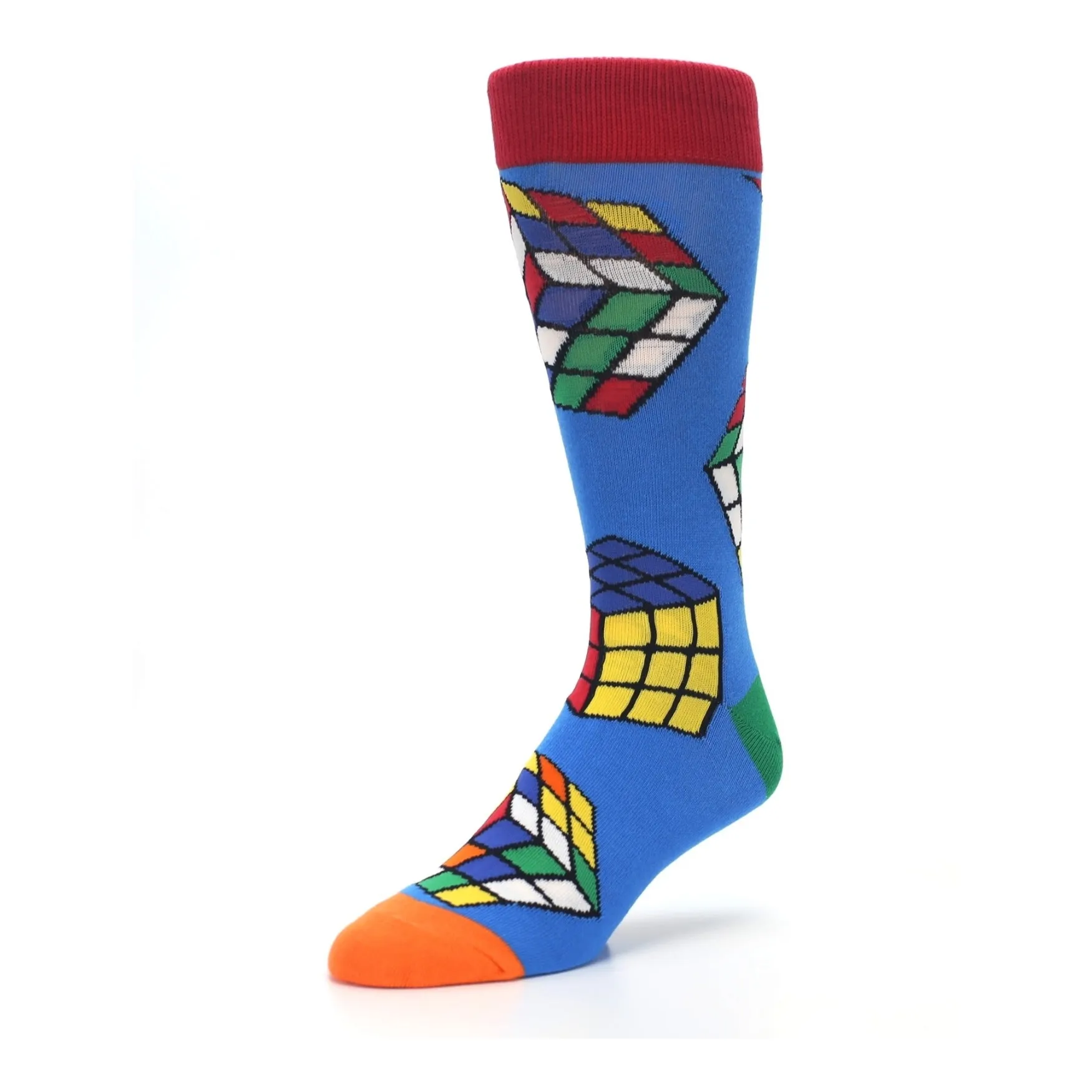 Fun Puzzle Cube Socks - Sock Panda (Adult Large - Men's Shoe Sizes 8-12)