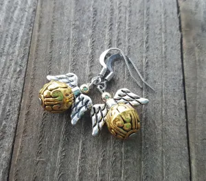 Handmade Golden Snitch Earrings