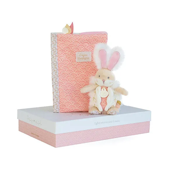 Histoire d'Ours Healthbook Cover   Pink Doudou Box - Lapin De