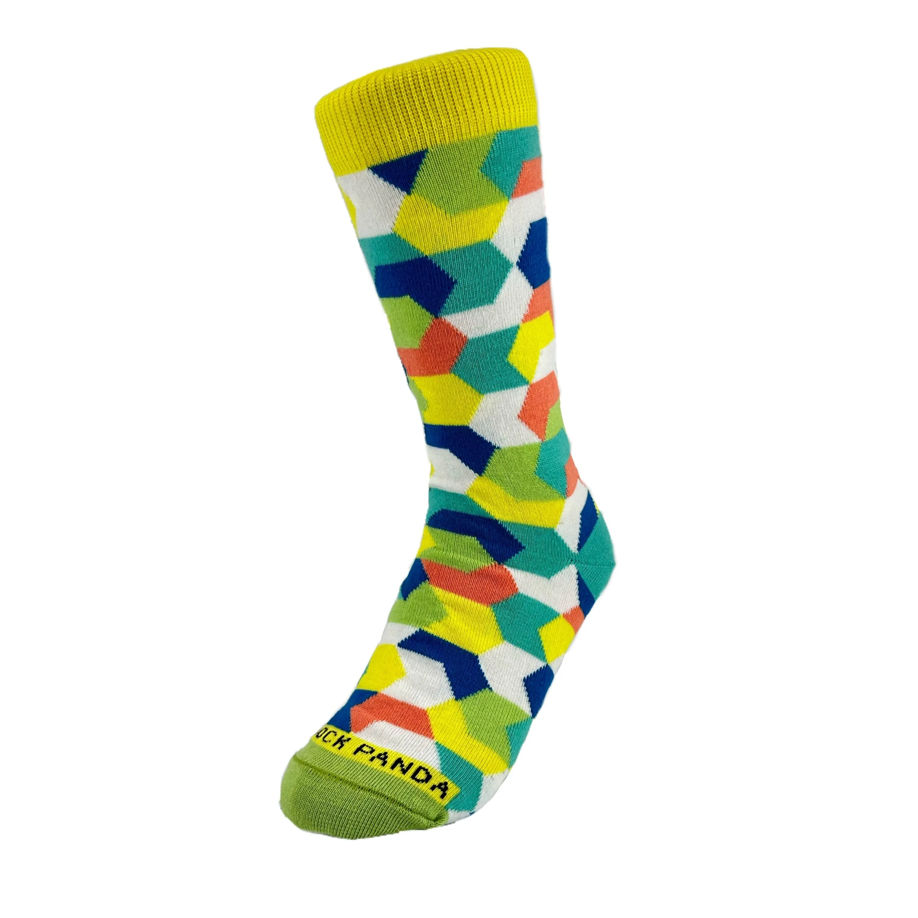 Intricate Geometric Puzzle Socks from the Sock Panda (Adult Small -  Shoe Sizes 2-5)