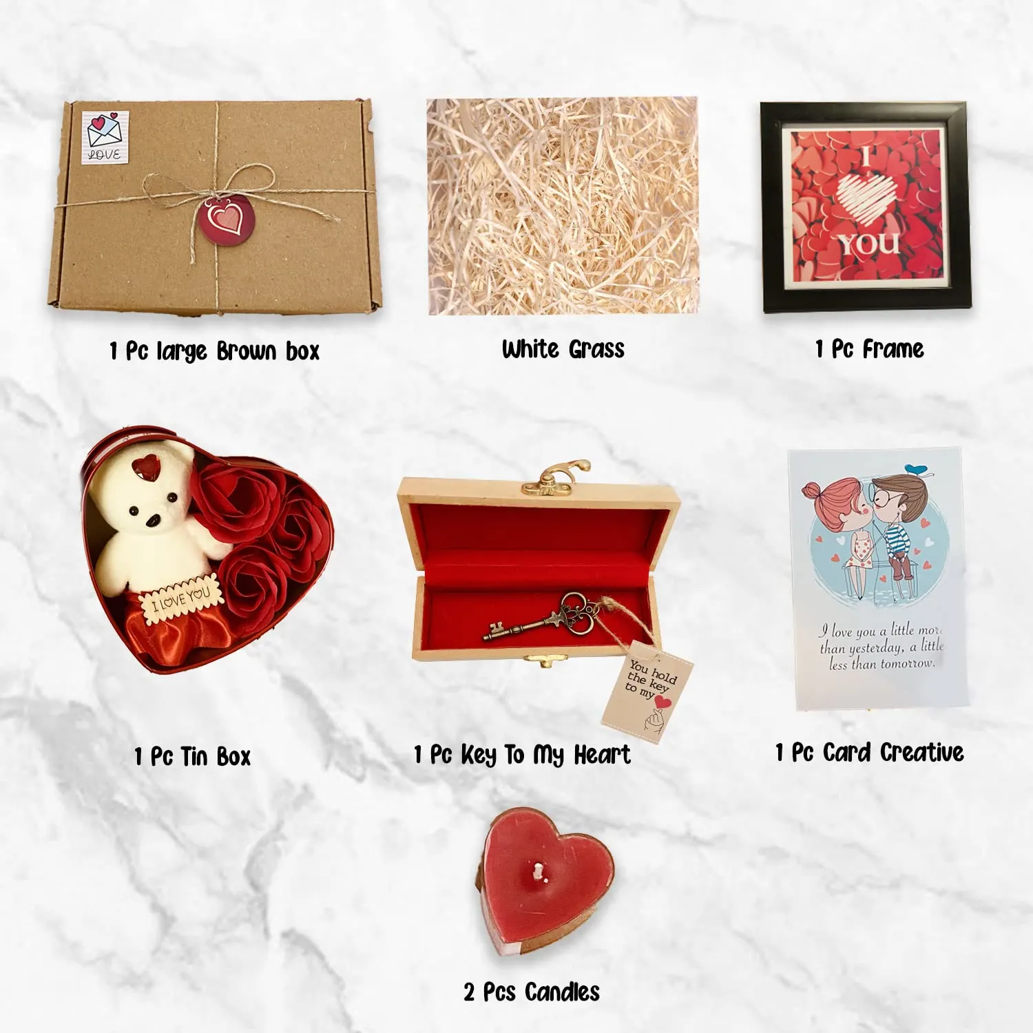 Key To My Heart Hamper - Valentine Day Gift for Girls Boys Girlfriend Boyfriend Husband Wife