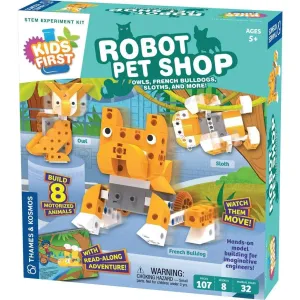 Kids First Robot Pet Shop: Owls, Hedgehogs, Sloths, and More!