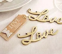 LOVE ANTIQUE GOLD BOTTLE OPENER