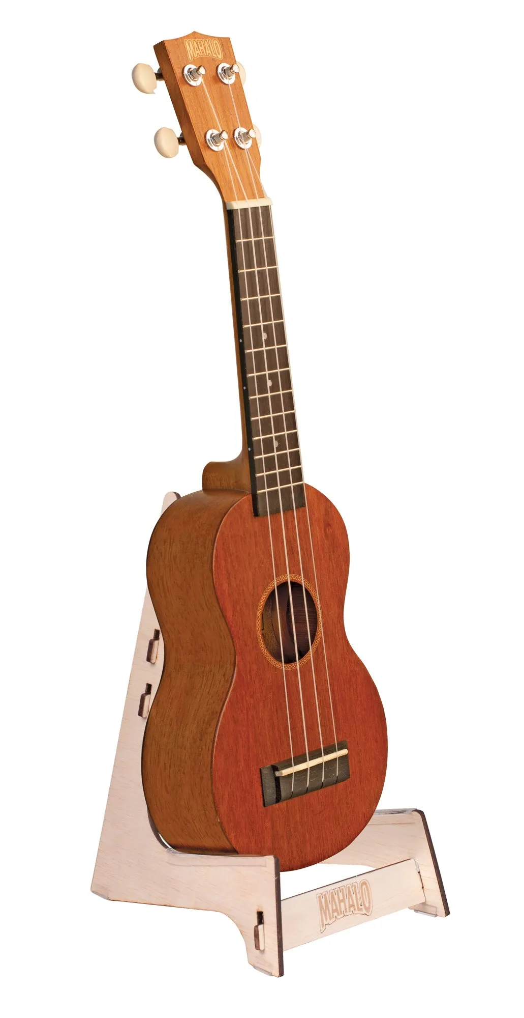 Mahalo | MSS1 | ENGRAVED WOODEN UKULELE STAND |