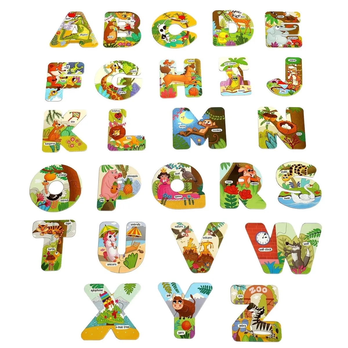 Majestic Book Club ALPHABETS-EASY PEASY PUZZLE