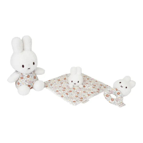 Miffy Vintage Flowers Baby Comforter Gift Set