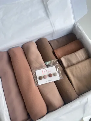 NEUTRAL HIJAB GIFT BOX with hijab magnets