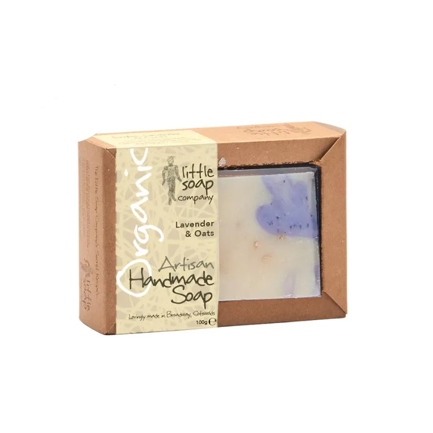 Organic Handmade Artisan Lavender & Oats Soap Bar