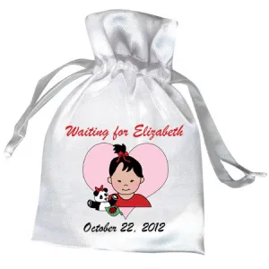 Panda Girl Adoption Shower Favor Bag