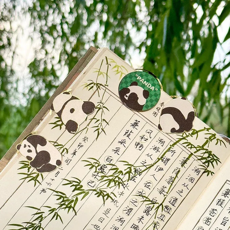 Panda Metal Bookmark Gift Box