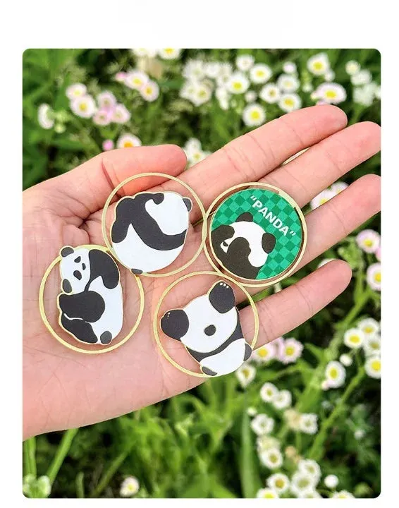 Panda Metal Bookmark Gift Box