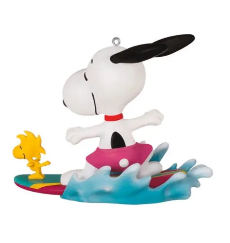 Peanuts® Spotlight on Snoopy Surf's Up! Ornament