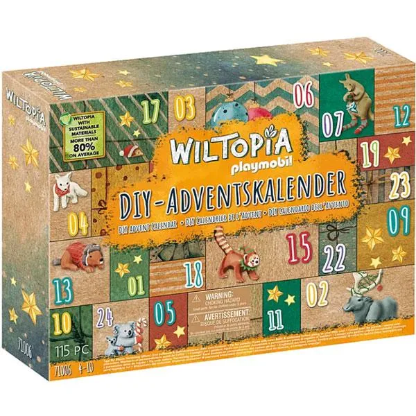 Playmobil Wiltopia DIY Advent Calendar: Animal Trip Around The World