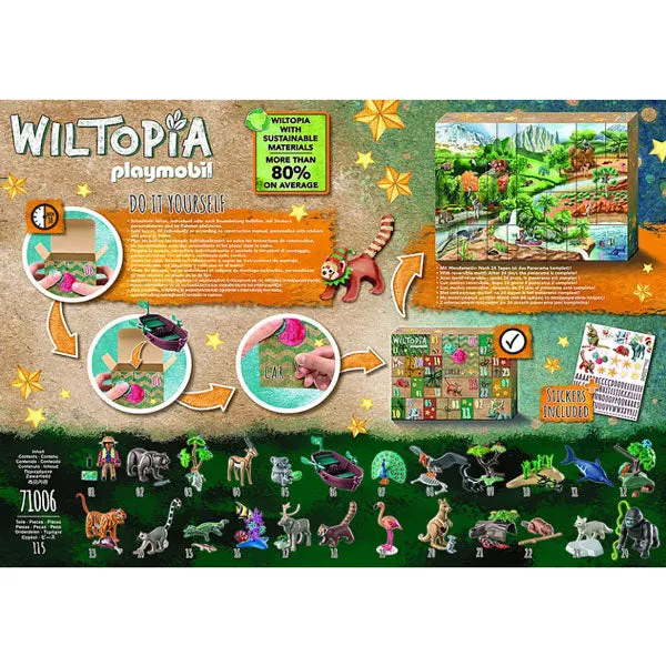 Playmobil Wiltopia DIY Advent Calendar: Animal Trip Around The World