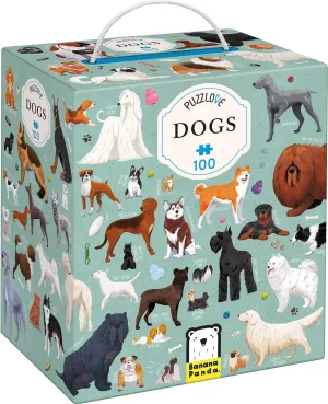 PUZZLOVE Dogs 100 Piece Puzzle