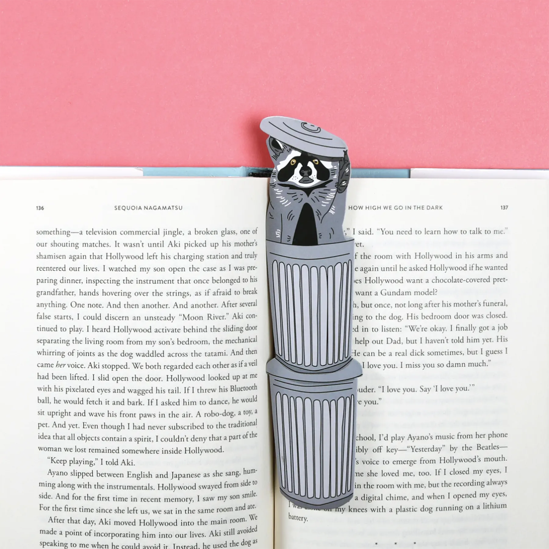 Raccoon Bookmark