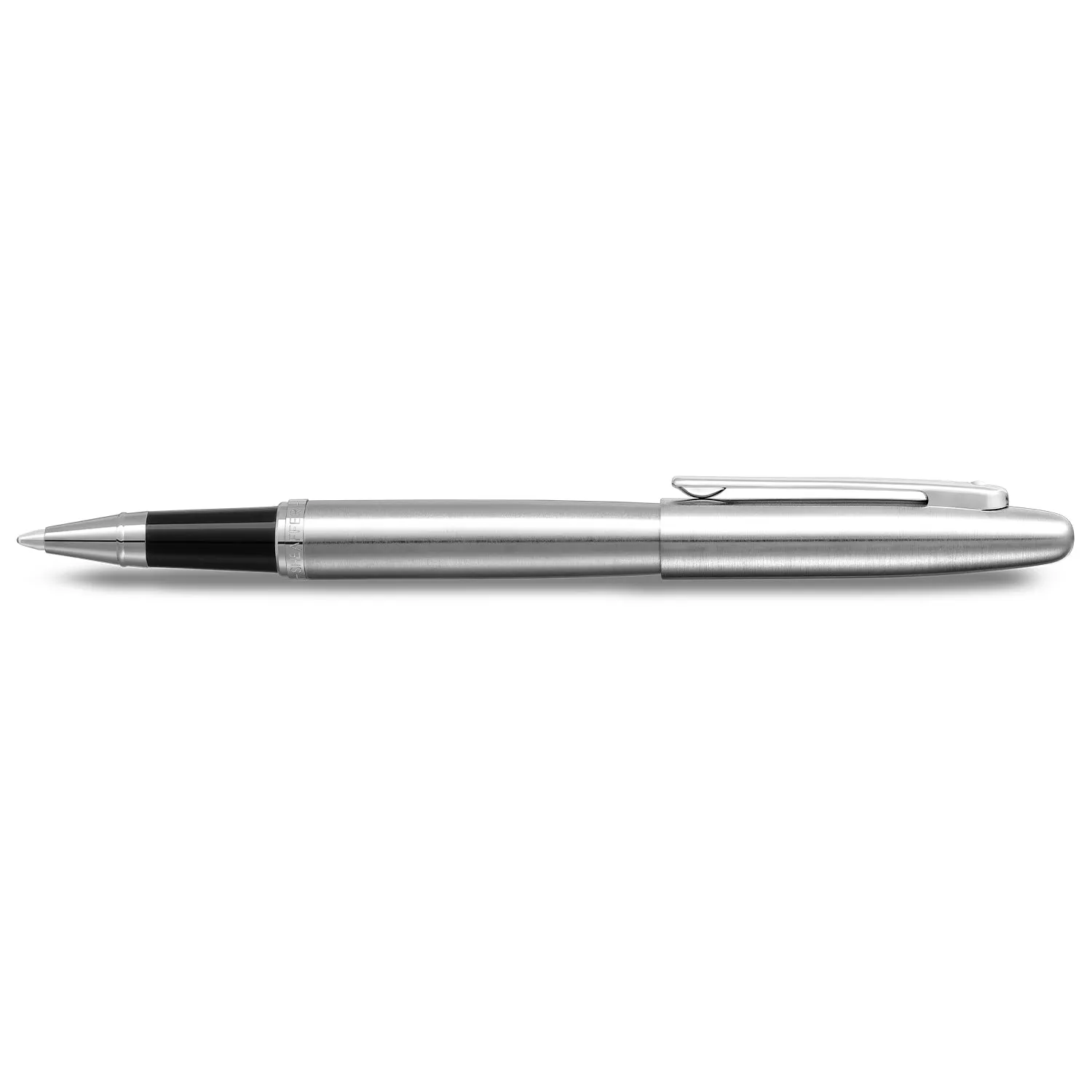 Sheaffer® VFM 9426 Brushed Chrome Rollerball Pen With Chrome Trim