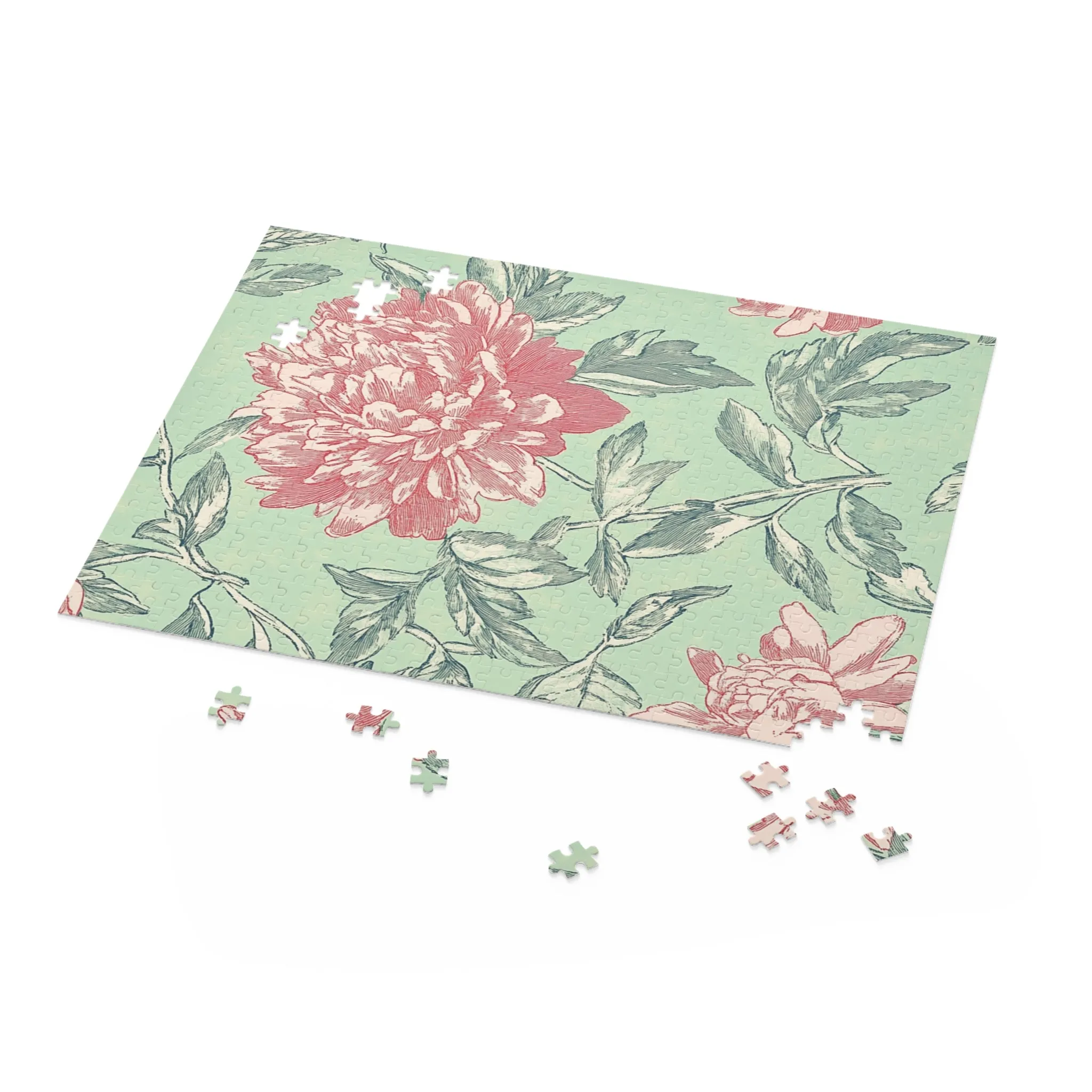 Soft Peonies Jigsaw Puzzle 500-Piece