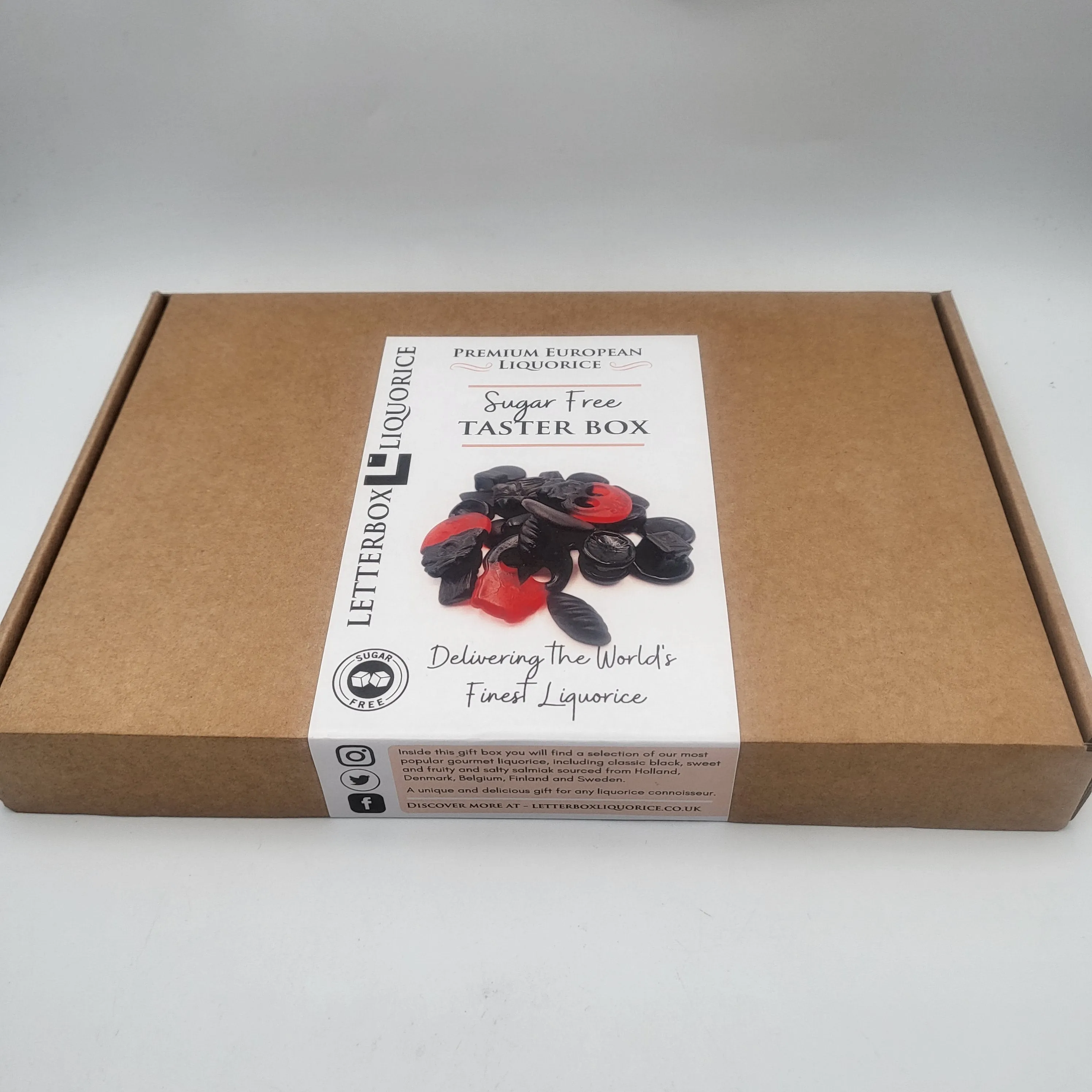 Sugar Free Liquorice Gift Box - With Personalised Message