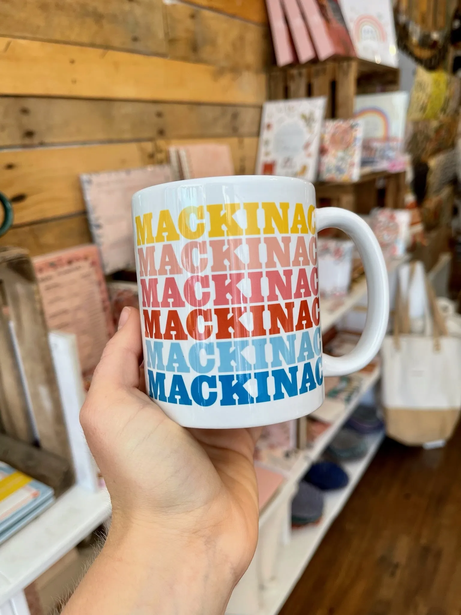 Sunset Repeat Mackinac Ceramic Mug