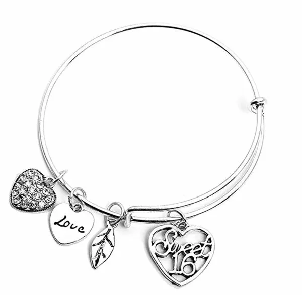 Sweet 16 Bangle Bracelet