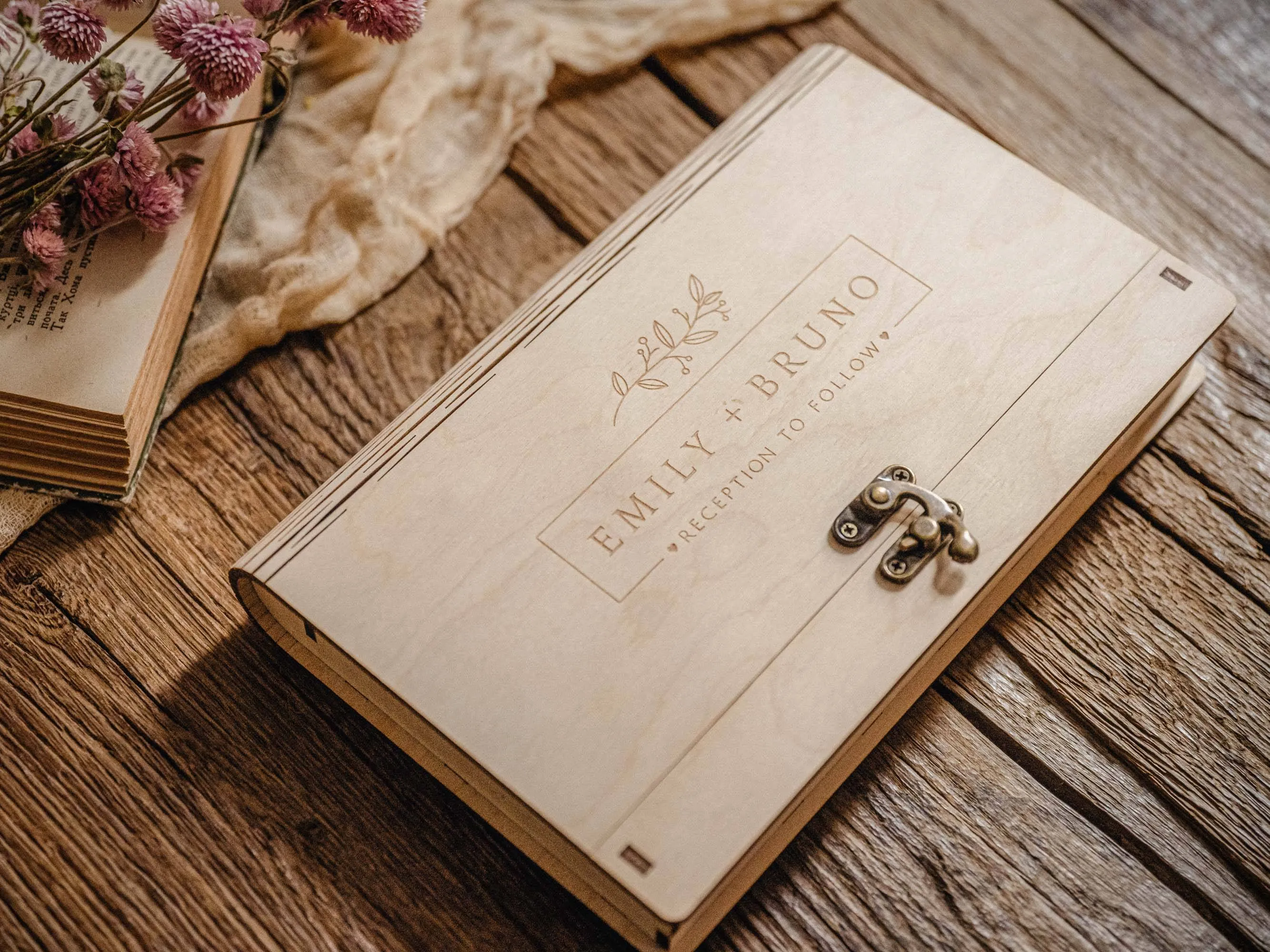 Wood Print Box and USB Drive - Preserve Moments and Gift Sentiments