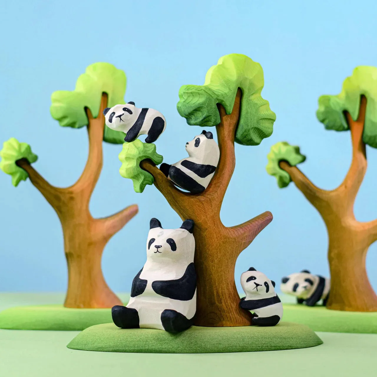 Wooden Panda Tree